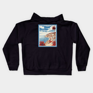 La Seyne Sur Mer France Vintage Travel Poster Tourism Kids Hoodie